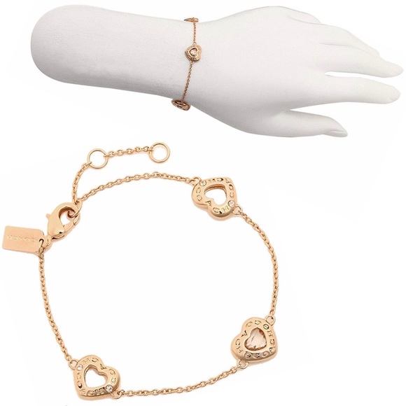 ✨COACH✨LAST 1! Rosegold Heart Bracelet - Picture 6 of 7